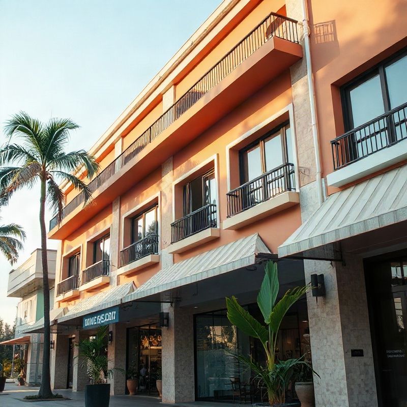 Geschäftsfassade in Aldeota, Fortaleza